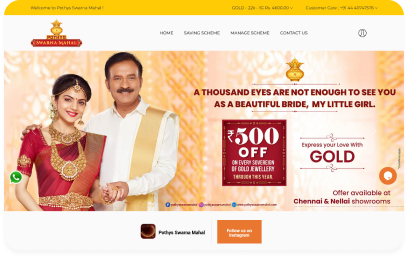 Jewellery Online Store Development Chennai