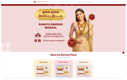 Jewellery Website Design Company Chennai