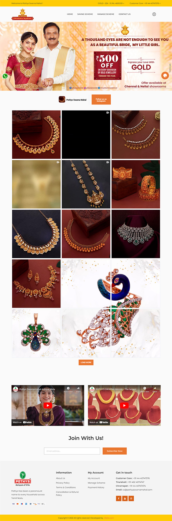 Gold Monthly Installment Scheme Chennai