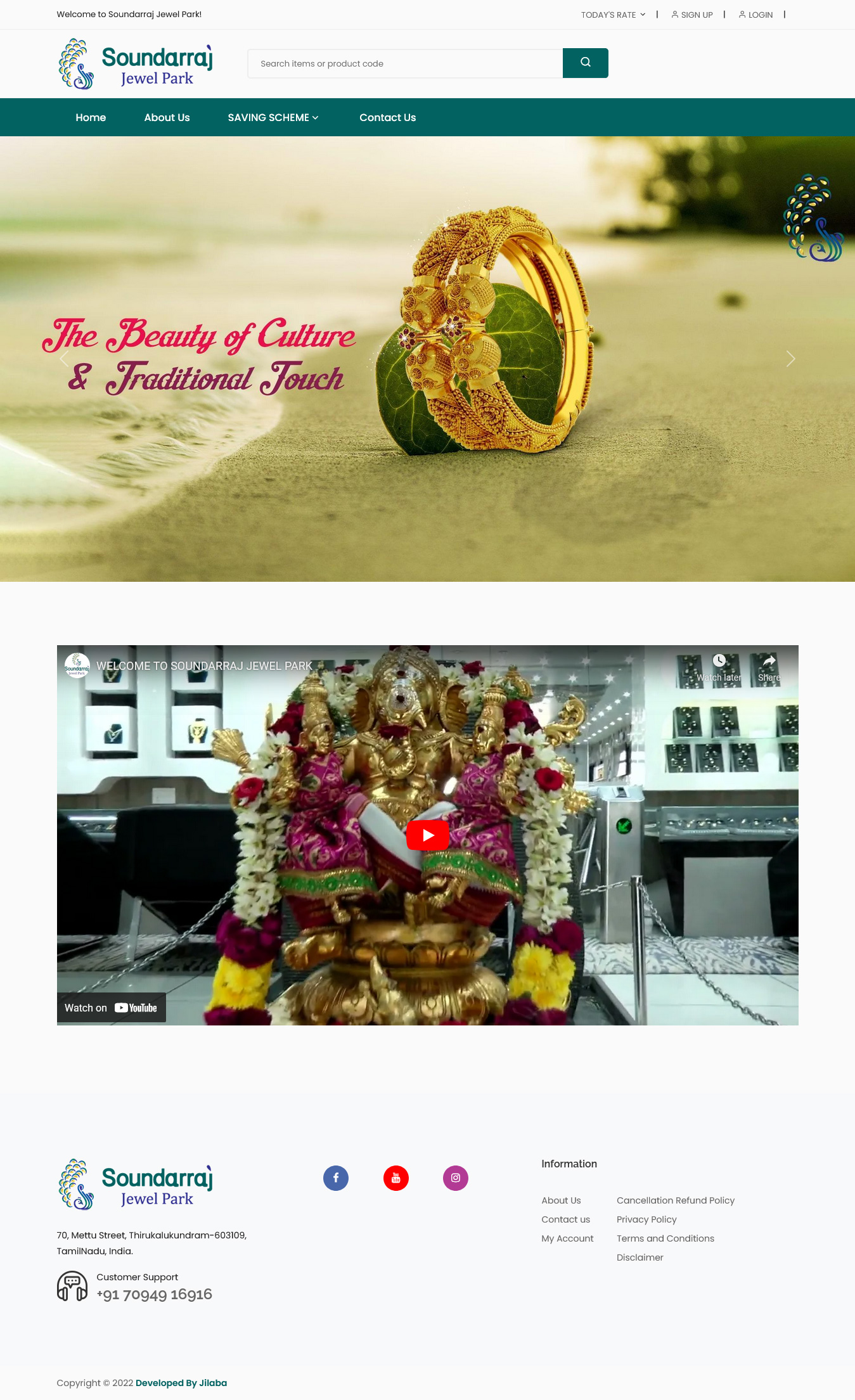 Gold Investment Website Development Chennai